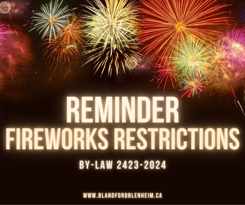 Fireworks Restrictions Reminder
