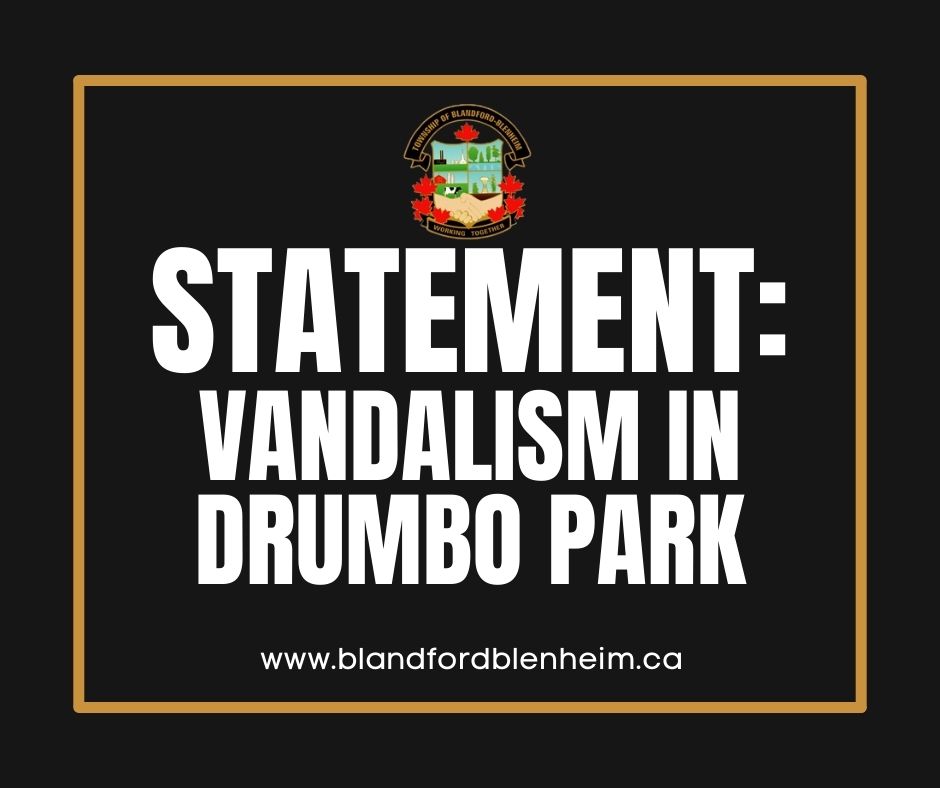 Statement: Vandalism in Drumbo Park